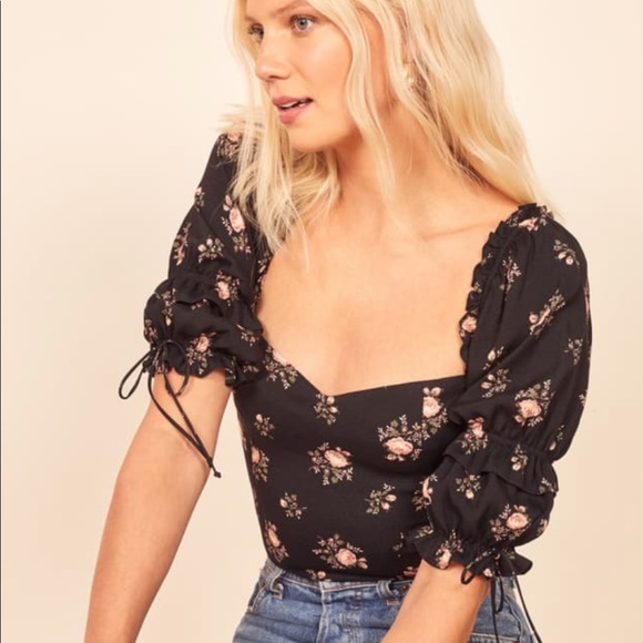 Reformation Nina Top Size 6 - Picture 2 of 6